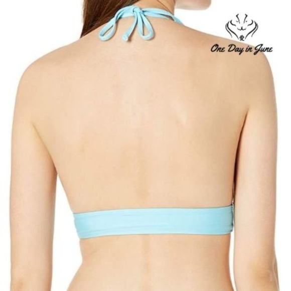 Vicious Young Babes Ocean Eyes Halter Bikini Top Swimsuit Size M - Picture 2 of 4